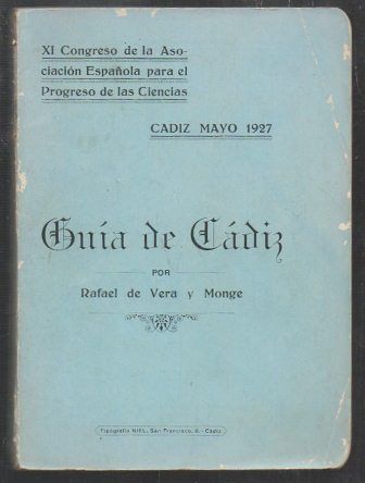 GUIA DE CADIZ MAYO 1927