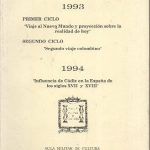 CONFERENCIAS AÑOS 1993 - 1994 AULA MILITAR DE CULTURA, GOBIERNO MILITAR DE CADIZ