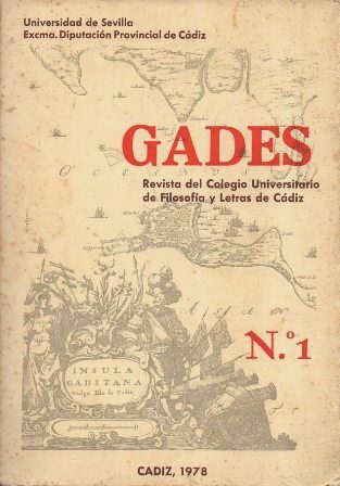 REVISTA GADES - 1978 -  Nº 1