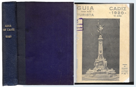 GUIA PARA EL TURISTA CADIZ 1920