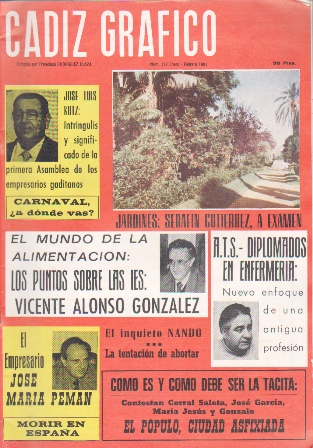 REVISTA CADIZ GRAFICO Nº 137 -  ENERO - FEBRERO DE 1981