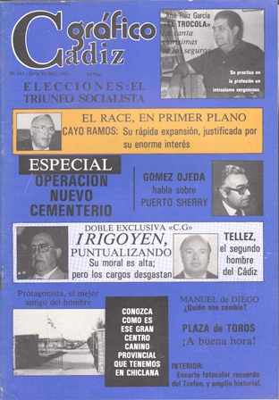REVISTA CADIZ GRAFICO Nº 145 - 30 DE OCTUBRE DE 1982