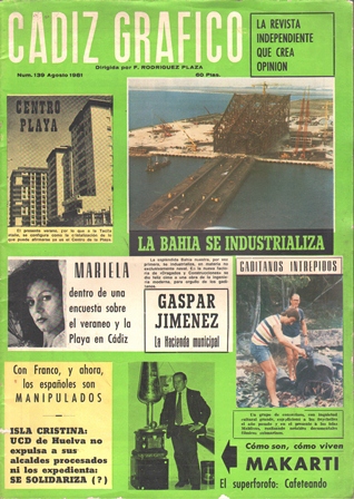 REVISTA CADIZ GRAFICO Nº 139 - AGOSTO 1981 - CARNAVAL 1981