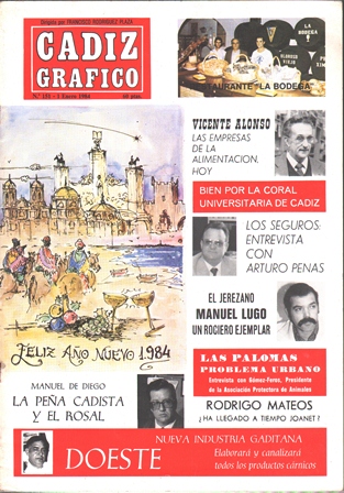 REVISTA CADIZ GRAFICO Nº 151 - ENERO 1984 - FELIZ AÑO NUEVO