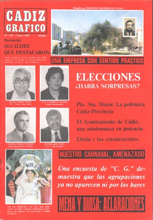 REVISTA CADIZ GRAFICO Nº 148 - MAYO 1983 CARNAVAL