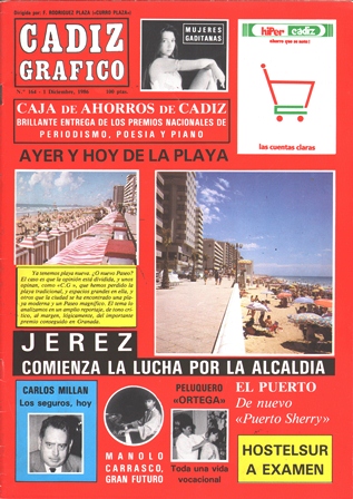 REVISTA CADIZ GRAFICO Nº 164 - 1 DICIEMBRE 1986