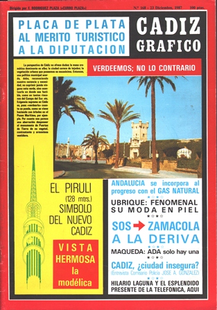 REVISTA CADIZ GRAFICO Nº 168 - 23 DICIEMBRE 1987