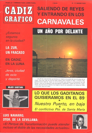 REVISTA CADIZ GRAFICO Nº 172 -NAVIDAD 88-89