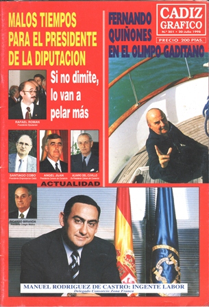 REVISTA CADIZ GRAFICO Nº 201 - 20 JULIO 1998