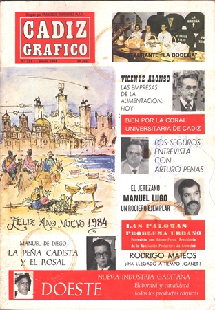 REVISTA CADIZ GRAFICO Nº 181 - ENERO 1984