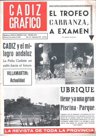 REVISTA CADIZ GRAFICO Nº 93 - JULIO 1972