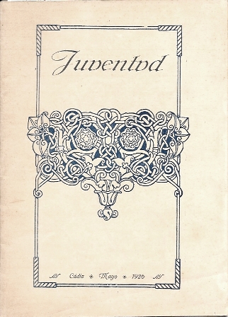 REVISTA MENSUAL JUVENTUD - CADIZ MAYO DE 1926