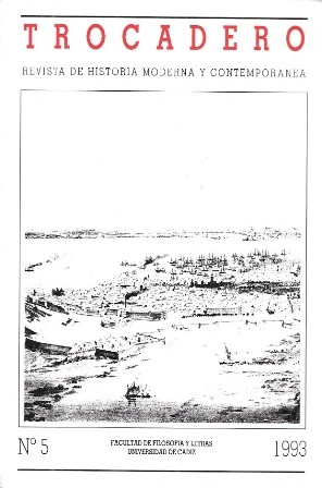 TROCADERO - REVISTA DE HISTORIA MODERNA Y CONTEMPORANEA Nº 5 1993