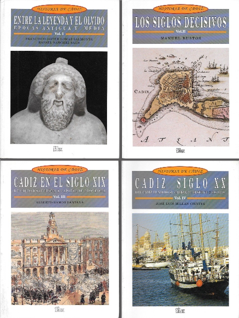HISTORIA DE CADIZ - 4 TOMOS (VER DESCRIPCION)