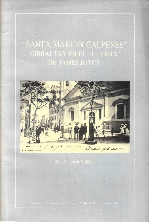 SANTA MARION CALPENSE GIBRALTAR EN EL "ULYSES" DE JAMES JOYCE