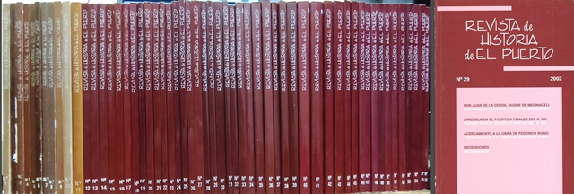 REVISTA DE HISTORIA DE EL PUERTO - 56 REVISTAS 1988 A PRIMER SEMESTRE 2016