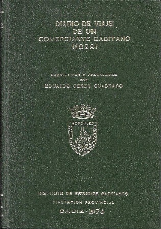 DIARIO DE UN VIAJE COMERCIANTE GADITANO (1829)