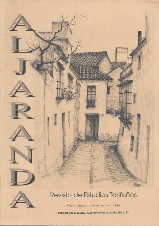 ALJARANDA - REVISTA DE ESTUDIOS TARIFEÑOS AÑO VI 2º TRIMESTRE JUNIO 1996 Nº 21