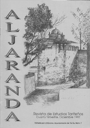 ALJARANDA - REVISTA DE ESTUDIOS TARIFEÑOS 4º TRIMESTRE DICIEMBRE 1992 Nº 7