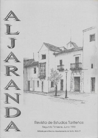 ALJARANDA - REVISTA DE ESTUDIOS TARIFEÑOS 2º TRIMESTRE JUNIO 1993 Nº 9