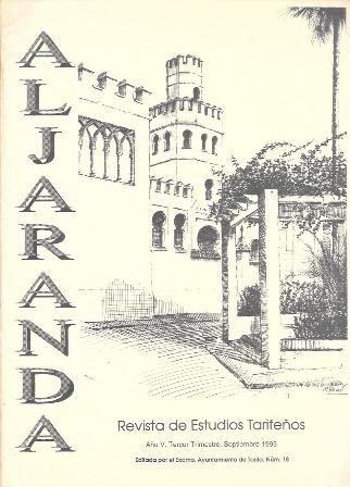ALJARANDA - REVISTA DE ESTUDIOS TARIFEÑOS 3º TRIMESTRE SEPTIEMBRE 1995 Nº 18