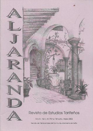 ALJARANDA - REVISTA DE ESTUDIOS TARIFEÑOS 1º TRIMESTRE MARZO 2002 Nº 44
