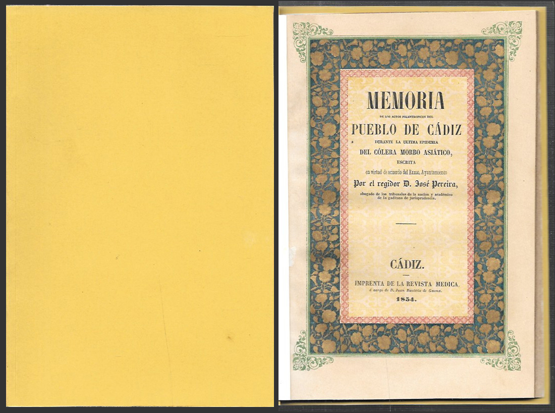 MEMORIA DURANTE LA ULTIMA EPIDEMIA DEL COLERA MORBO ASIATICO