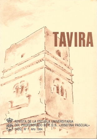 TAVIRA REVISTA ESCUELA UNIVERSITARIA PROFESORADO DE EGB JOSEFINA PASCUAL, Nº 1-1984