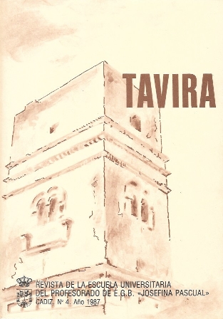 TAVIRA REVISTA ESCUELA UNIVERSITARIA PROFESORADO DE EGB JOSEFINA PASCUAL, Nº 4-1987