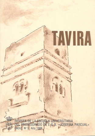 TAVIRA REVISTA ESCUELA UNIVERSITARIA PROFESORADO DE EGB JOSEFINA PASCUAL, Nº 5-1988