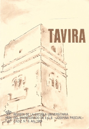 TAVIRA REVISTA ESCUELA UNIVERSITARIA PROFESORADO DE EGB JOSEFINA PASCUAL, Nº 6-1989