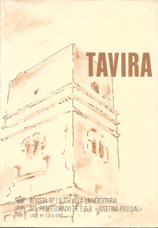 TAVIRA REVISTA ESCUELA UNIVERSITARIA PROFESORADO DE EGB JOSEFINA PASCUAL, Nº 7-1990