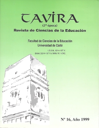 TAVIRA REVISTA 2ª EPOCA - REVISTA DE CIENCIAS DE LA EDUCACION Nº 16 AÑO 1999