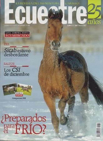 ECUESTRE. LA REVISTA DEL MUNDO DEL CABALLO Nº 287 ENERO 2007