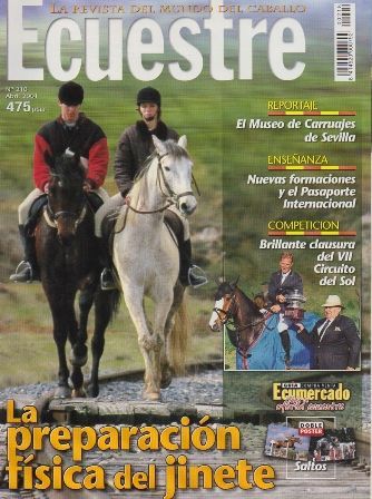 ECUESTRE. LA REVISTA DEL MUNDO DEL CABALLO Nº 218 ABRIL 2001