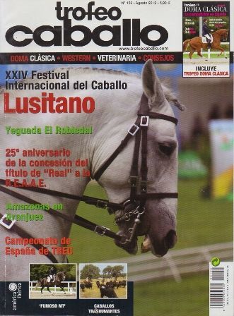 REVISTA TROFEO CABALLO Nº 156 AGOSTO 2012.
