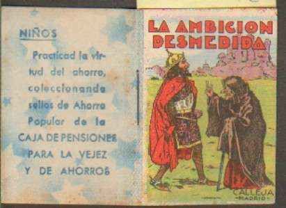 LA AMBICION DESMEDIDA. CUENTOS DE CALLEJA. SERIE XIV TOMO 275