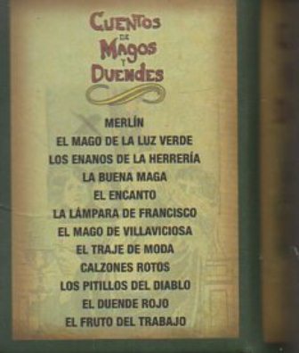 CUENTOS DE MAGOS Y DUENDES DE CALLEJA