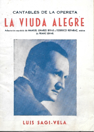 CANTABLES DE LA OPERETA LA VIUDA ALEGRE