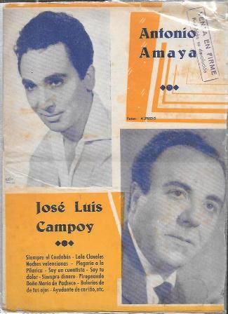 ANTONIO AMAYA - JOSE LUIS CAMPOY