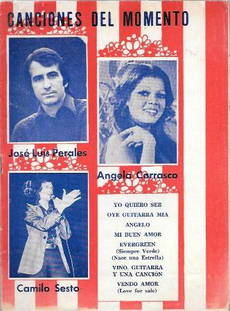 CANCIONES DEL MOMENTO - JOSE LUIS PERALES - ANGELA CARRASCO - CAMILO SESTO