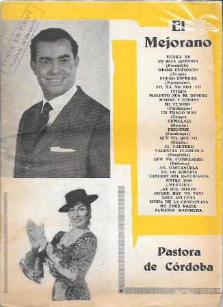 EL MEJORANO - PASTORA DE CORDOBA