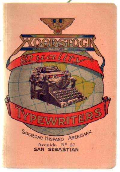 CATALOGO MAQUINA DE ESCRIBIR WOODSTOCK QUALITY