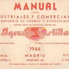 MANUAL PARA INDUSTRIALES Y COMERCIANTES (COMPEDIO DE NORMAS Y DISPOSICIÓN)
