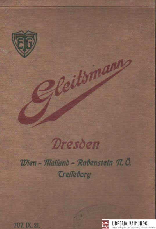 CTÁLOGO DRESDEN GLEITSMANN