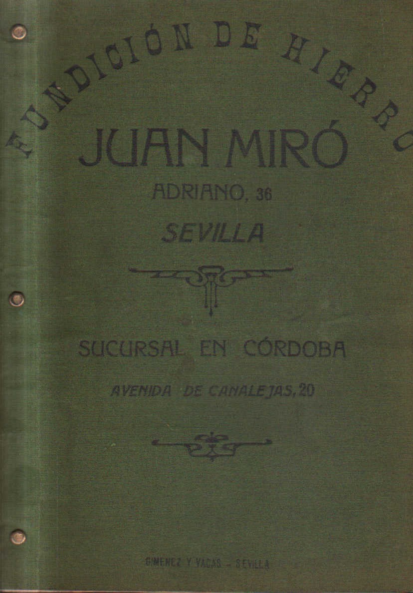 FUNDACION DE HIERRO. SUCURSAL EN CORDOBA.