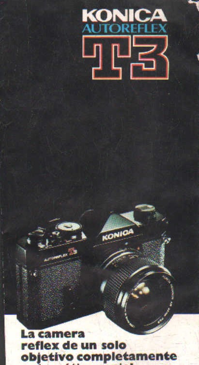 KONICA AUTOREFLEX T3 (CATALOGO)