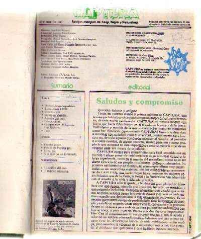 REVISTA CAPTURA. OCTUBRE 1983 A AGOSTO 1984