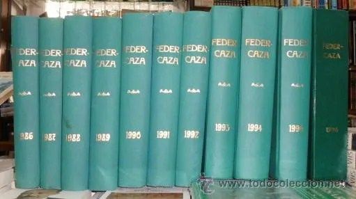 FEDER CAZA. REVISTA DE LA FEDERACIÓN ESPAÑOLA DE CAZA 1985-1996. 132 NÚMEROS EN 11 TOMOS