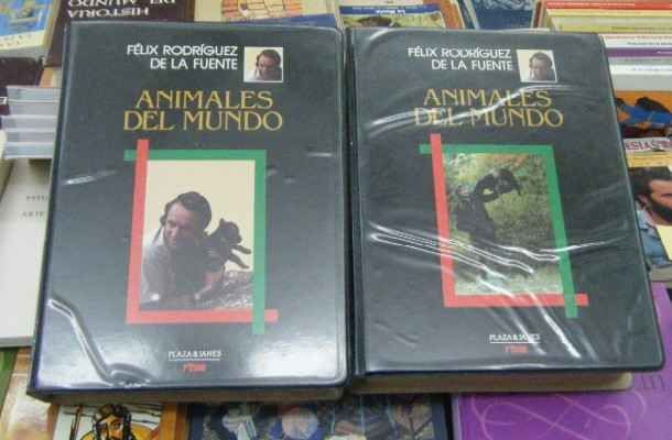 FÉLIX RODRÍGUEZ DE LA FUENTE. ANIMALES DEL MUNDO. 8 VIDEOCASETES